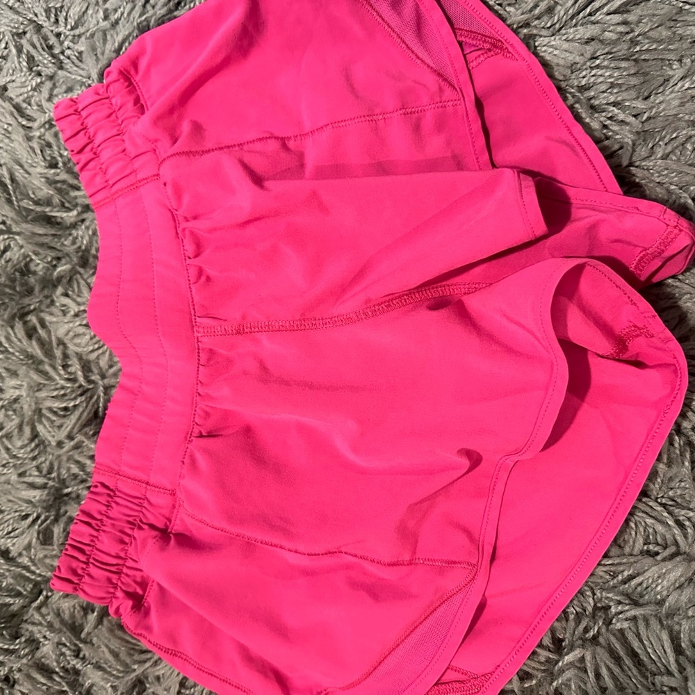 Lululemon Athletica Pink Athletic Shorts Lightweight Elastic Waist